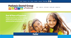 Desktop Screenshot of pediatricdentalgroupco.com